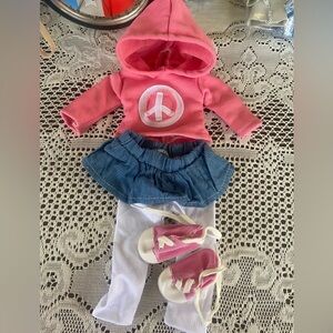 Emily Rose Brand Peace-Sign Hoodie Outfit